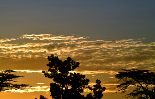 Sky above the Great Rift Valley escarpment, 1,884 metres elevation, Naivasha Kenya